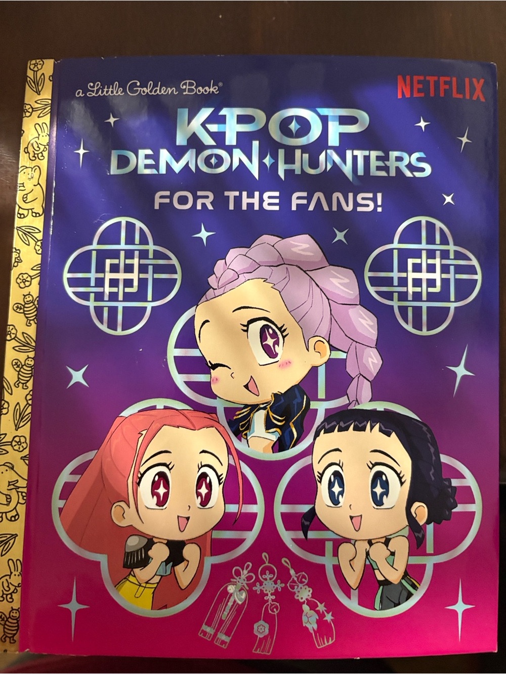 Netflix K-POP Demon Hunters Book - Purple, Pink, Blue